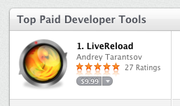 LiveReload top developer tool